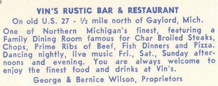 BJs Catering and Event Center (Vins Rustic Bar & Restaurant, BJs) - Vintage Postcard (newer photo)